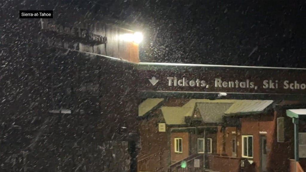 Northern California Sierra sees some early-season snow — CBS Bay Area (KPIX), Cupertino Sports news