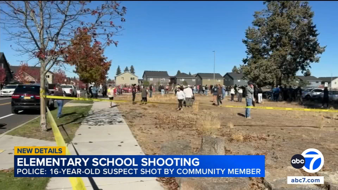 3 children, 1 teacher killed in shooting at Bend, Oregon elementary school; teen shooter also dead: Police
       — ABC 7 Bay Area, Cupertino Schools news