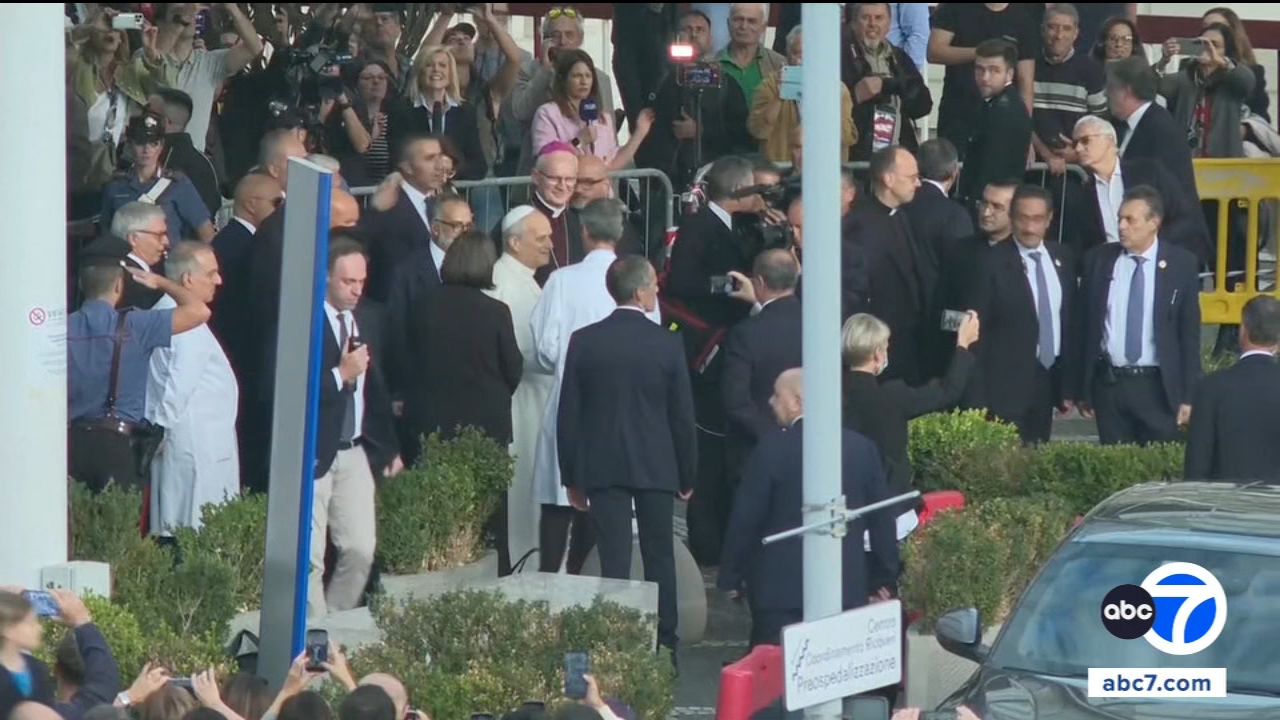 Pope Leo returns to the Vatican 4 days after lung cancer surgery
       — ABC 7 Bay Area, Cupertino Health news