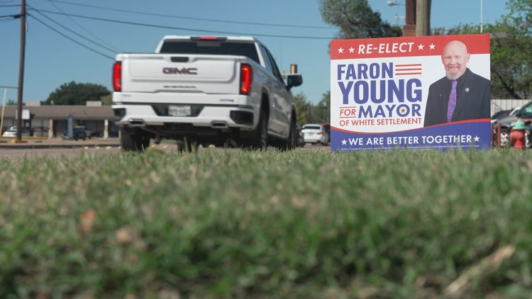 'Why would you do this?': White Settlement mayor reacts after councilman's wife cited for stealing campaign sign — WFAA (Dallas-Fort Worth), Cupertino Government news