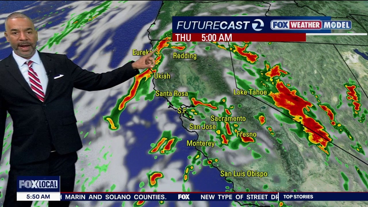 A wet day ahead as rain blankets the Bay Area — KTVU FOX 2 Bay Area, Cupertino Sports news