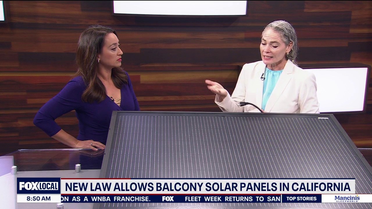 How balcony solar panels work, under new California law allowing them — KTVU FOX 2 Bay Area, Cupertino Community news