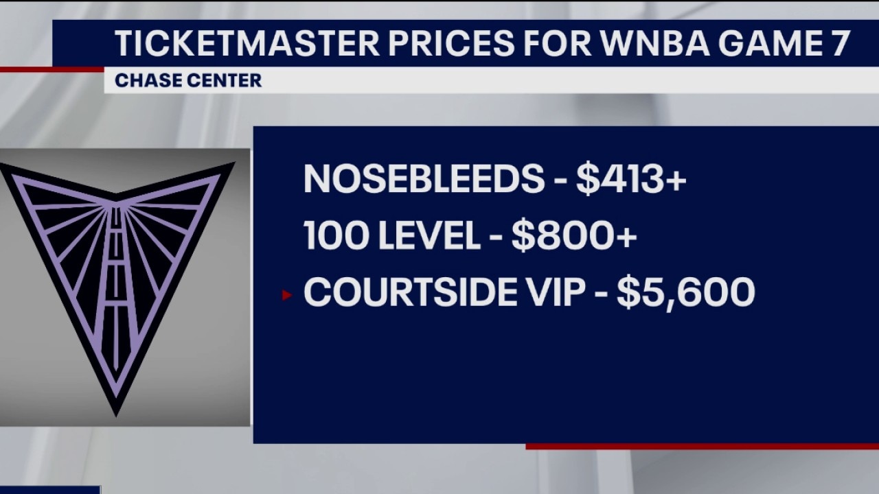 How much are tickets to the Valkyries-Dream WNBA Game 7?  — KTVU FOX 2 Bay Area
