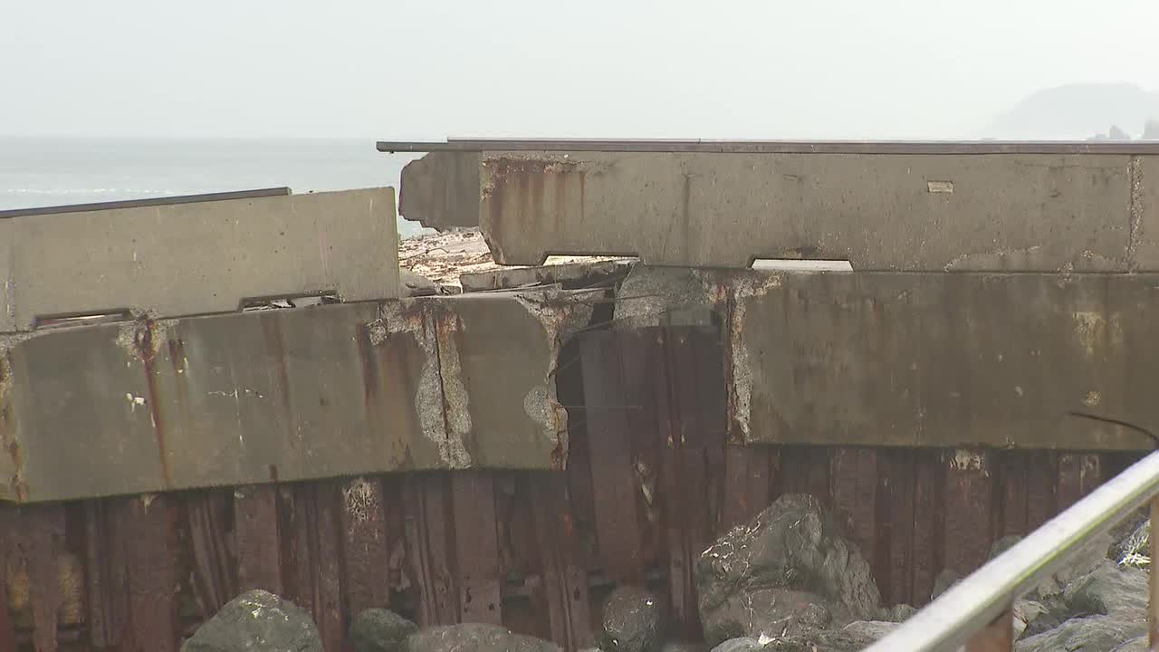 Crews begin to repair crumbling Pacifica Pier — KTVU FOX 2 Bay Area, Cupertino Community news