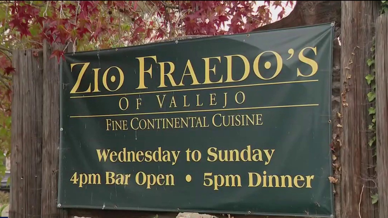 Zio Fraedo’s waterfront restaurant to close Vallejo location after 20 years — KTVU FOX 2 Bay Area, Cupertino Dining news