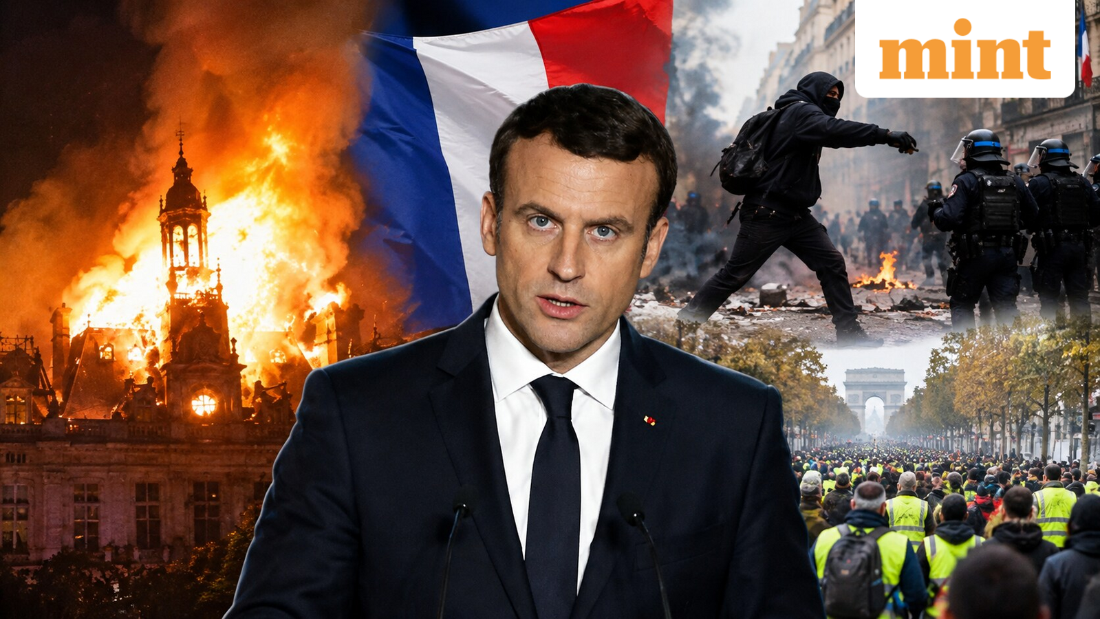 Why is France 'burning'? From student anger to nationwide unrest, is Yellow Vest movement back amid looting and clashes? — Mint India, Cupertino Schools news